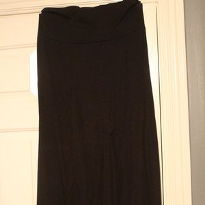 Black Maxi Skirt